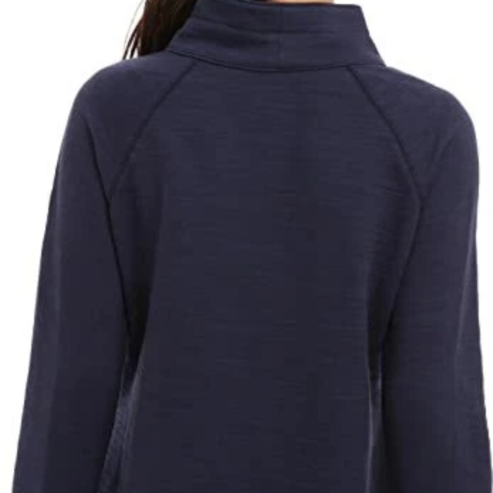 Lilly Pulitzer Women's Navy Half-Zip Pullover - Picture 5 of 16